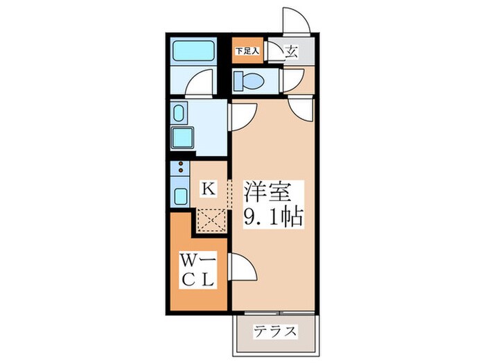 ＰＡＳＥＯ　ｓｈｉｎｊｕｋｕの物件間取画像