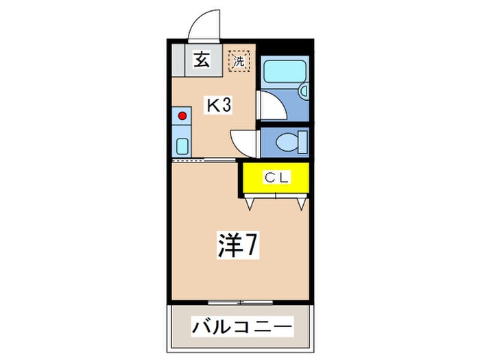 APARTAMENT　DE　KADOMATSUの物件間取画像