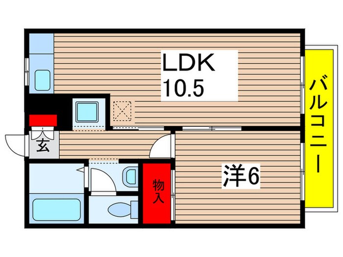 パ－クサイドハウスⅦの物件間取画像