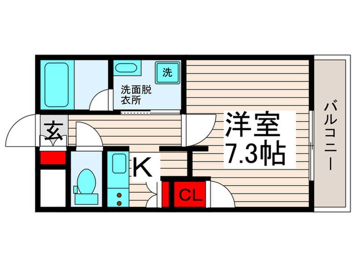 ジュイールパルフェ西新井(109)の物件間取画像