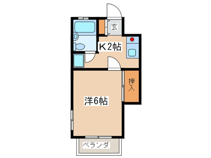 みどり荘の物件間取画像