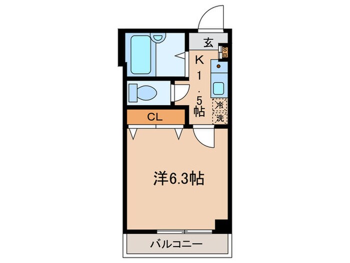 シャトレー和泉多摩川の物件間取画像