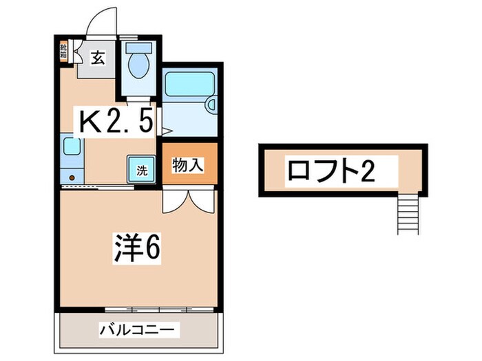 コーポラスシルクの物件間取画像