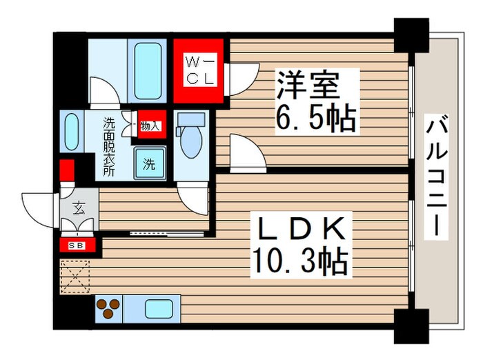 エスティメゾン大島の物件間取画像