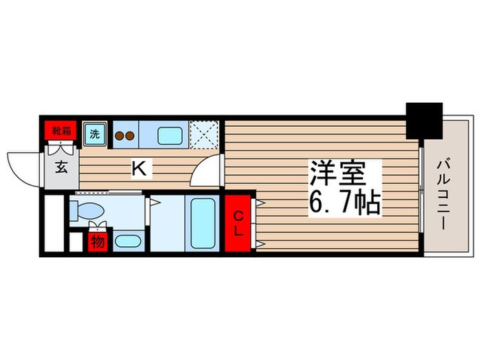 エスティメゾン大島の物件間取画像