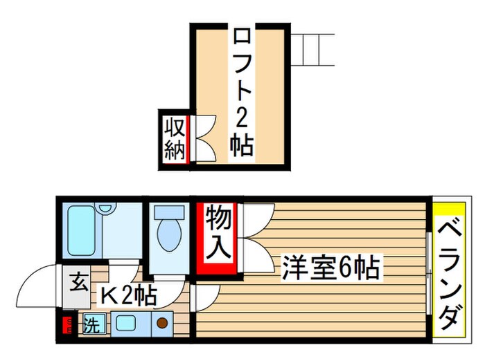 プレミ－ル　カサブランカの物件間取画像