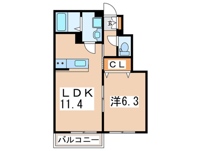 クレストあざみ野の物件間取画像