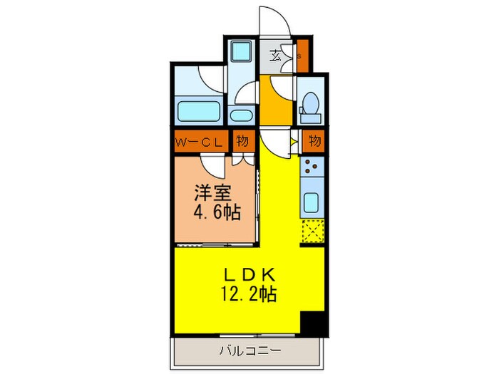 ヴェルデュール高田馬場の物件間取画像