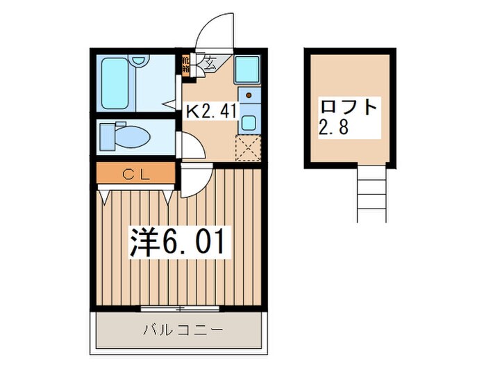 タウンフィールドAの物件間取画像