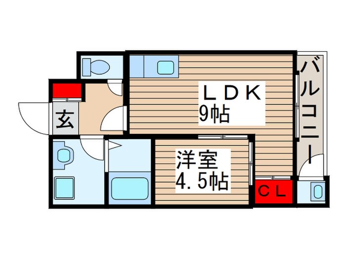 リバティ－寿の物件間取画像