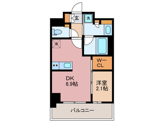 ドゥーエ横濱鶴見の物件間取画像