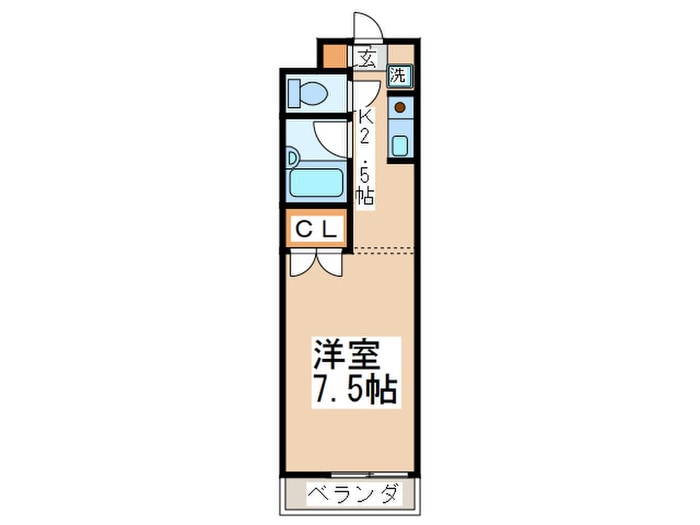 メイプル・ハイツの物件間取画像