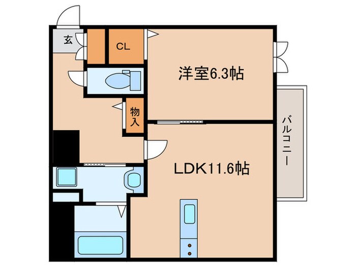 フォレストガーデン鷺宮Ⅲ棟の物件間取画像