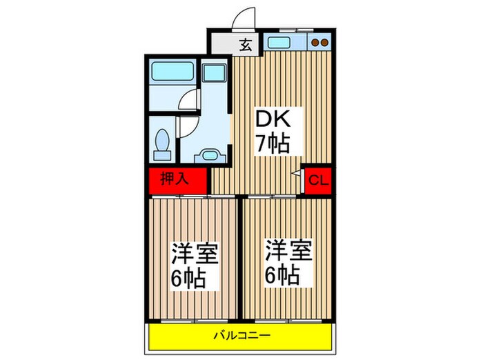 志木ア－バンハイツの物件間取画像