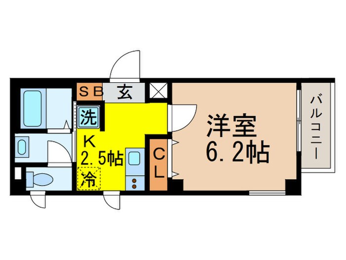 第６０シンエイビルの物件間取画像