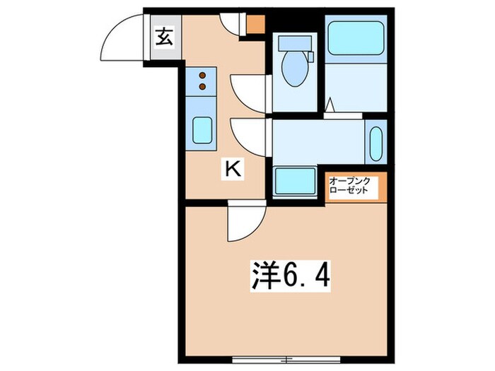 カインドネス本厚木Northの物件間取画像