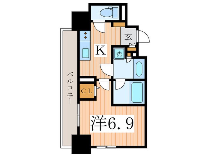 エミリブ鷺ノ宮の物件間取画像