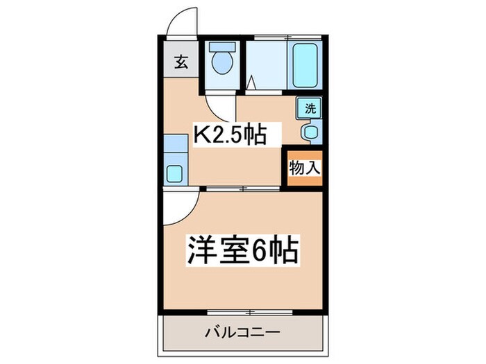 第３白王ハイツの物件間取画像