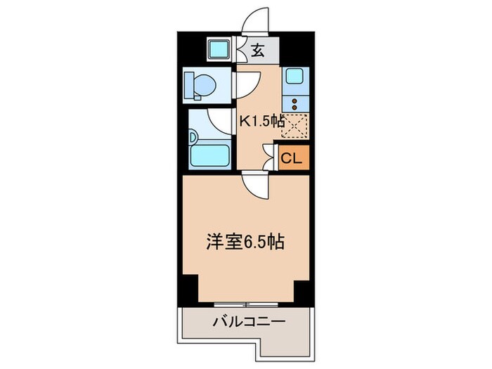 ル－ブル大井町参番館(503)の物件間取画像