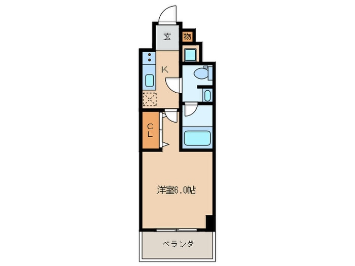 ｴﾙ・ｸﾞﾗﾝｼﾞｭﾃ西川口(804)の物件間取画像