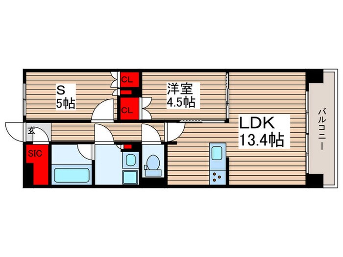 ラグゼナ平井ノースの物件間取画像