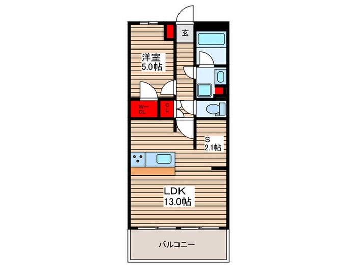 ラグゼナ平井ノースの物件間取画像