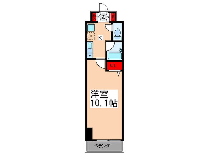 グレ－ス東神田の物件間取画像