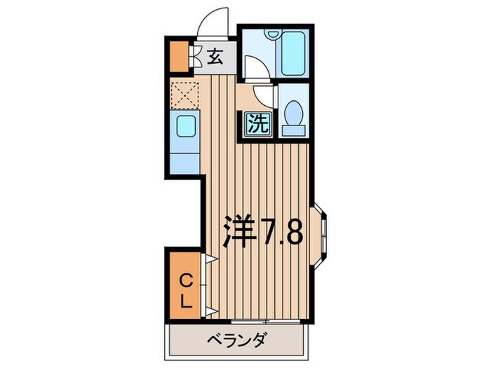 ハビタ不動前の物件間取画像