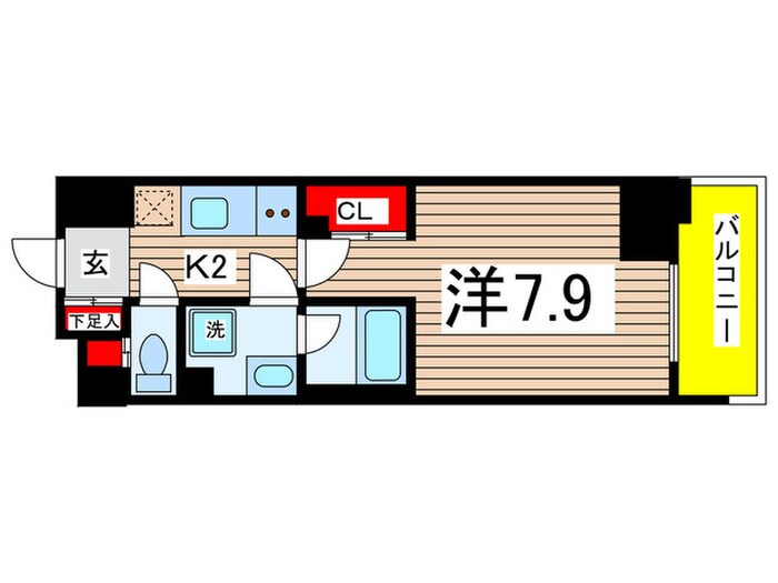 プライマル南砂の物件間取画像