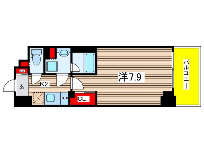 プライマル南砂の物件間取画像