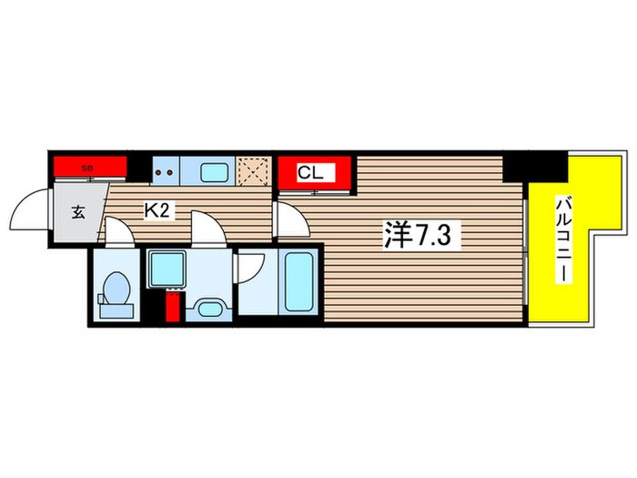 プライマル南砂の物件間取画像