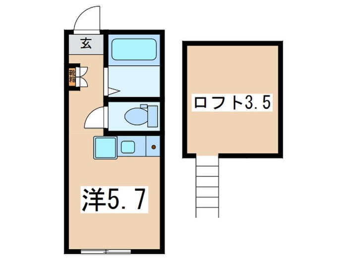 ヒルズ篠原東３丁目の物件間取画像