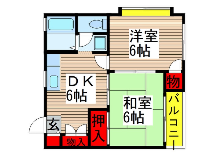 コスモスの物件間取画像