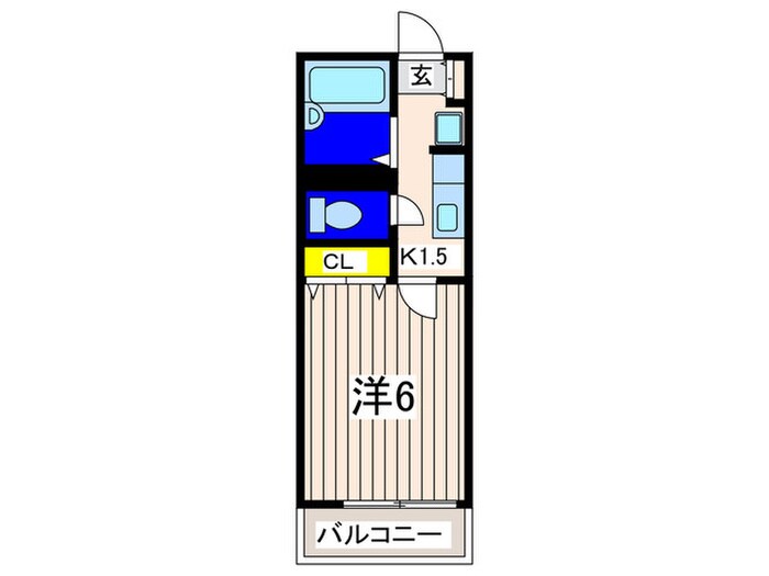 スカイハイツの物件間取画像