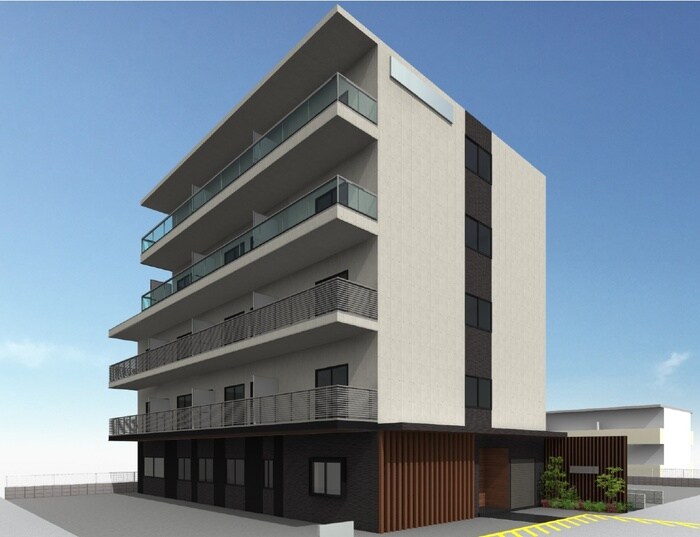 仮）嶋工務店本社ビル新築工事の物件外観写真