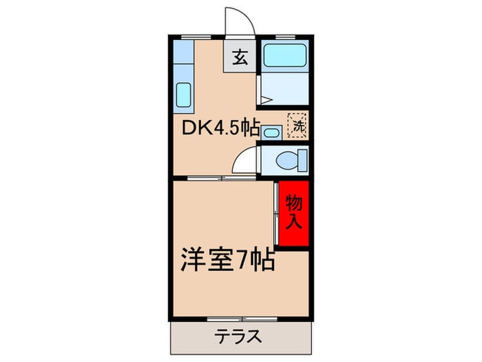 ハイツソワニエの物件間取画像