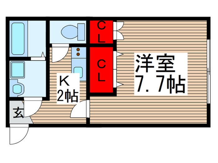 セカンドステージ東久留米の物件間取画像