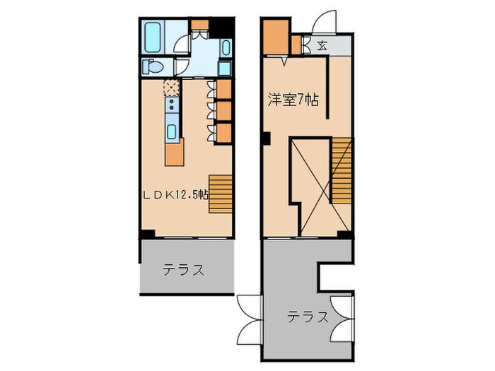 コンフォリア早稲田の物件間取画像