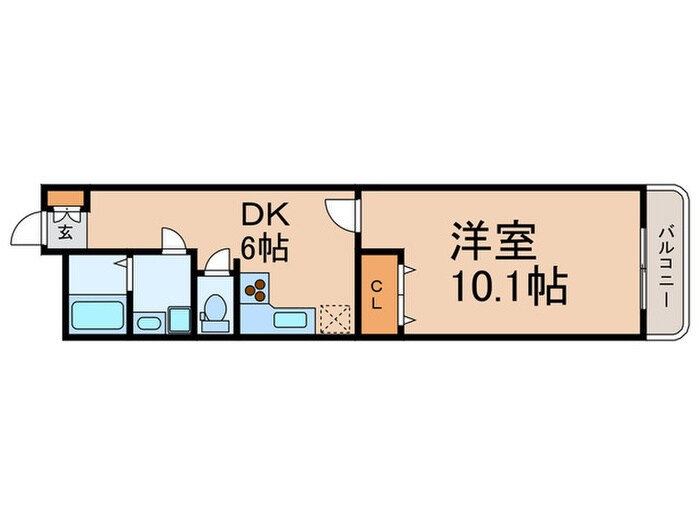 パラド－ルときわ５の物件間取画像
