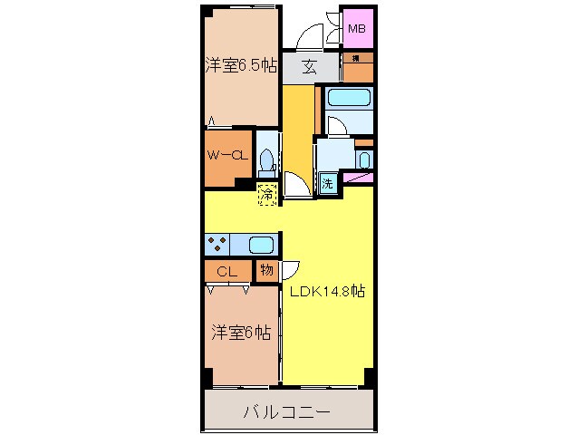 Grande Richesse溝の口の物件間取画像