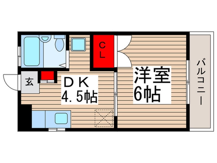 ビーブタウン高田の物件間取画像