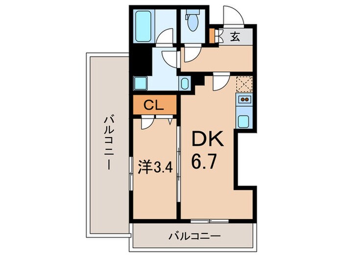 アーバネックス南品川Ⅱの物件間取画像
