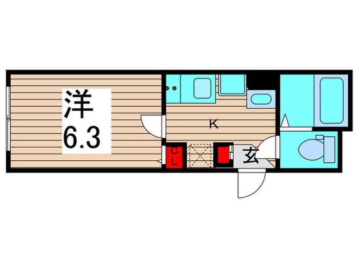 6th Av.Residence AYASEの物件間取画像