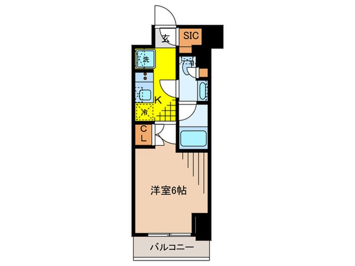 リビオメゾン戸越銀座の物件間取画像