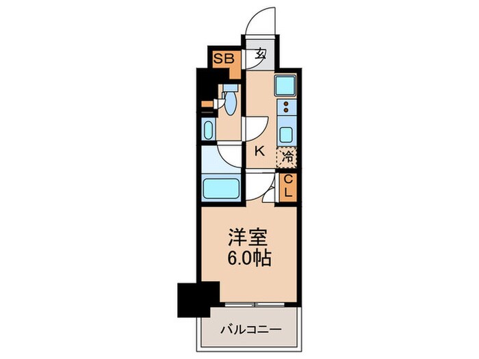 リビオメゾン戸越銀座の物件間取画像