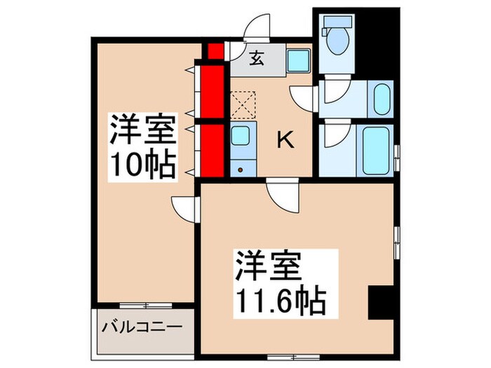 City Creation茅場町の物件間取画像