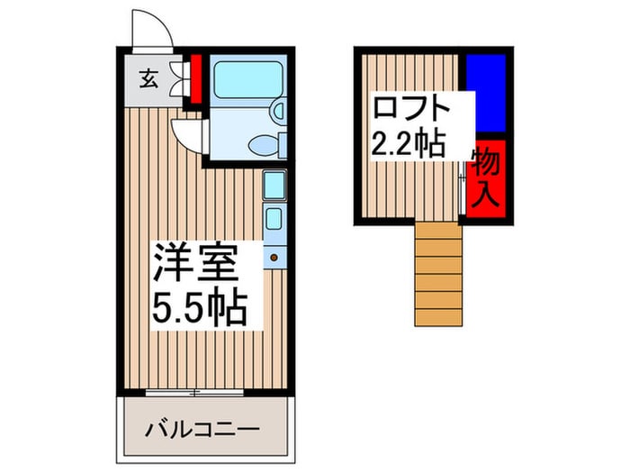 ベルハイム狭山ヶ丘の物件間取画像