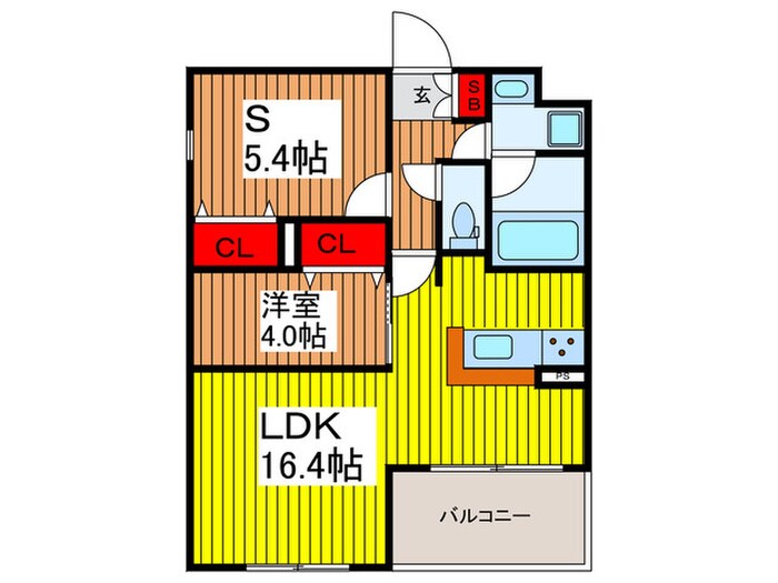 フィルージュ浦和常盤の物件間取画像