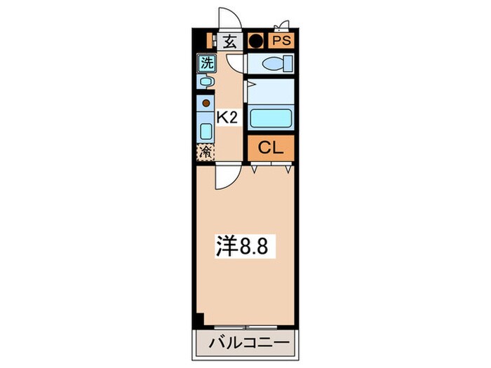 グランフォルム東林間の物件間取画像