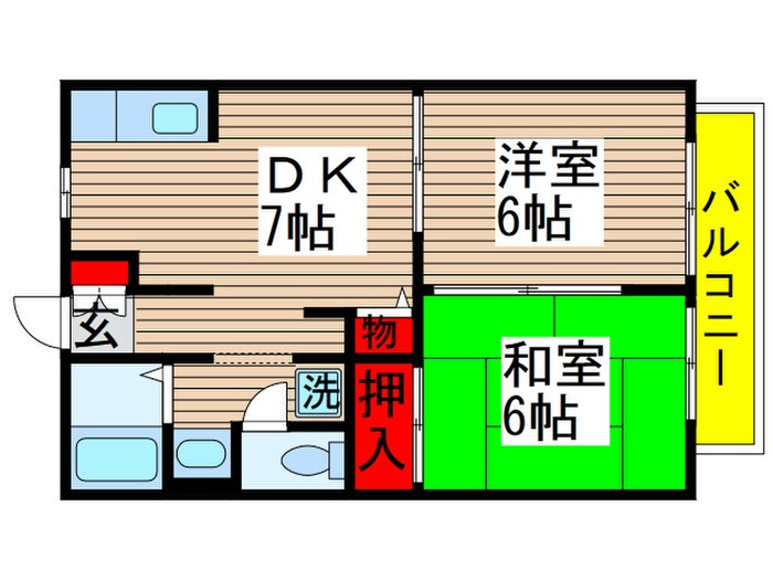 グランメ－ル壱番館の物件間取画像